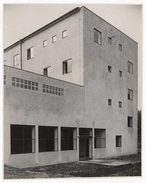 Architectural detail of unidentified modernist building, Germany ?