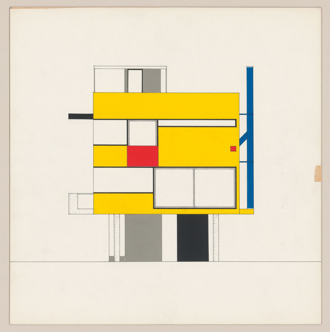 Elevation for Bernstein House