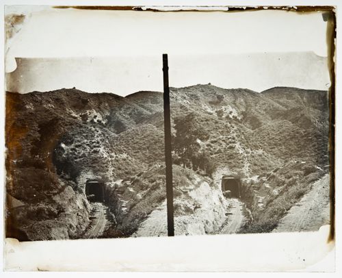 Stereograph of San Fernando Tunnel, Los Angeles County, California, United States of America