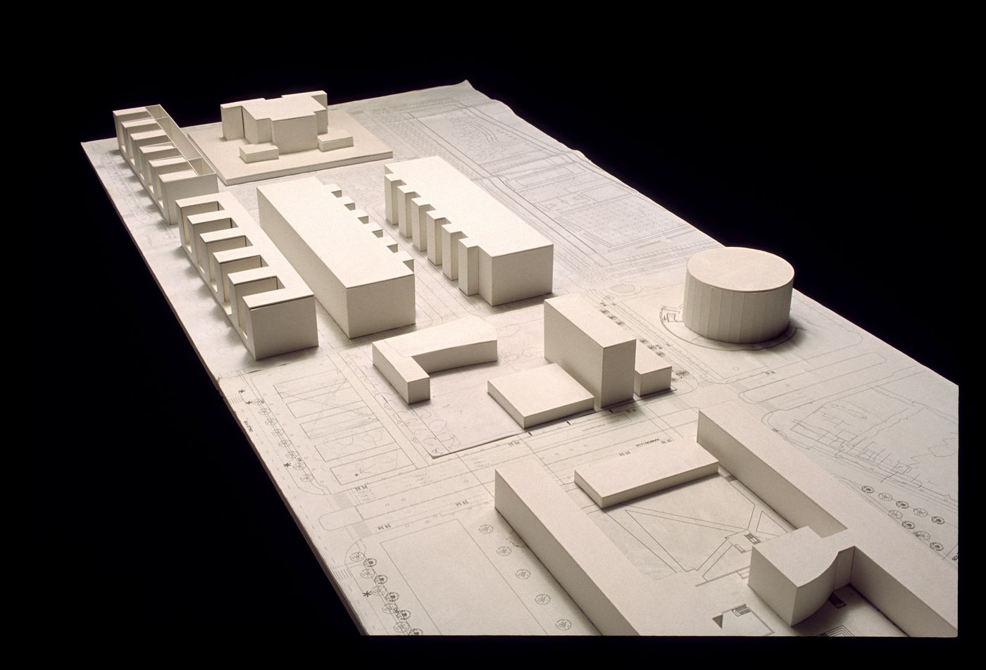 View of model for Edifícios Centrais do Campus de Tarongers - Proj. III, Valencia, Spain