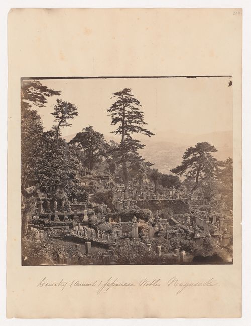 View of the cemetery within Shuntokuji Temple, Nagasaki, Japan