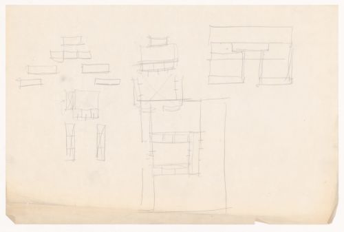 Sketch plans for campus buildings for Illinois Institute of Technology