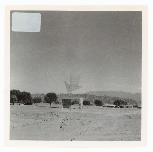 View of the full-size model of the Open Hand, Capitol Complex, Sector 1, Chandigarh, India