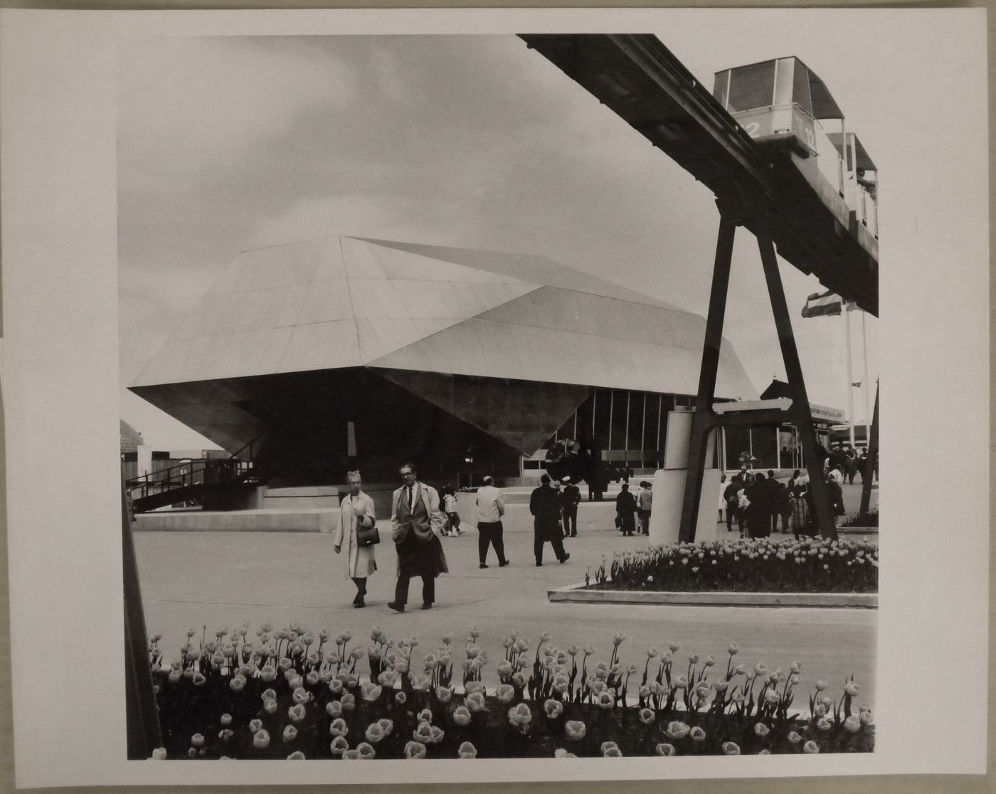 View of the European Communities Pavilion, Expo 67, Montréal, Québec