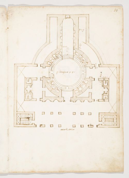 Ground plan of the Serapeum of Hadrian's Villa, Tivoli
