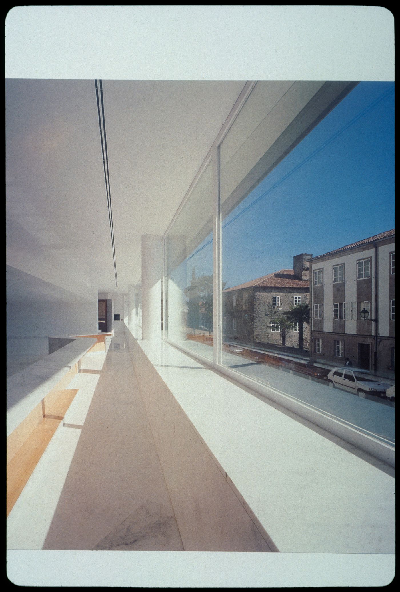 Interior view of Centro Galego de Arte Contemporânea, Santiago de Compostela, Spain