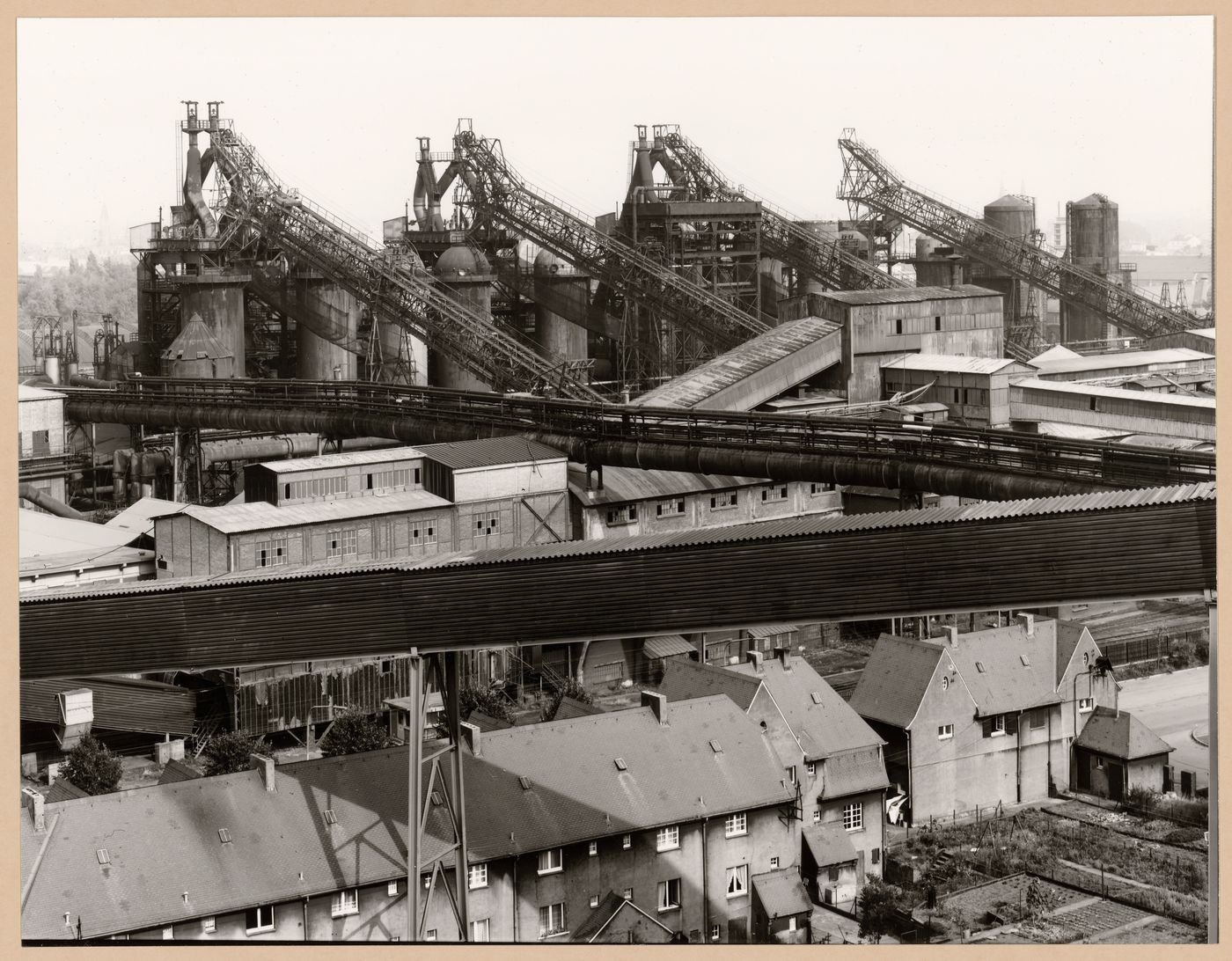 View of Arbed steel mill, Terre Rouge, Esch-sur-Alzette, Luxembourg