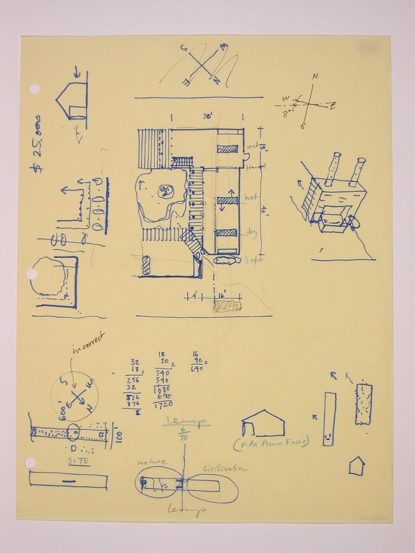 The Nofamily House - plan, site and walls