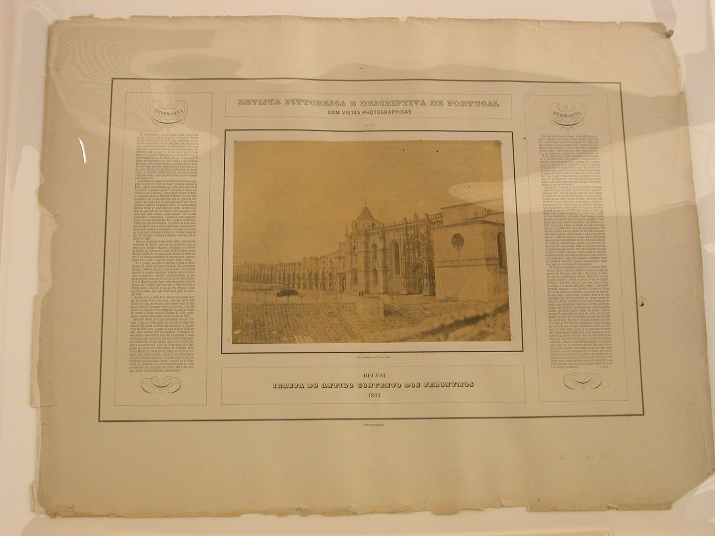 Plate from portfolio ''Revista Pittoresca e Descriptiva de Portugal com Vistas Photographicas''
