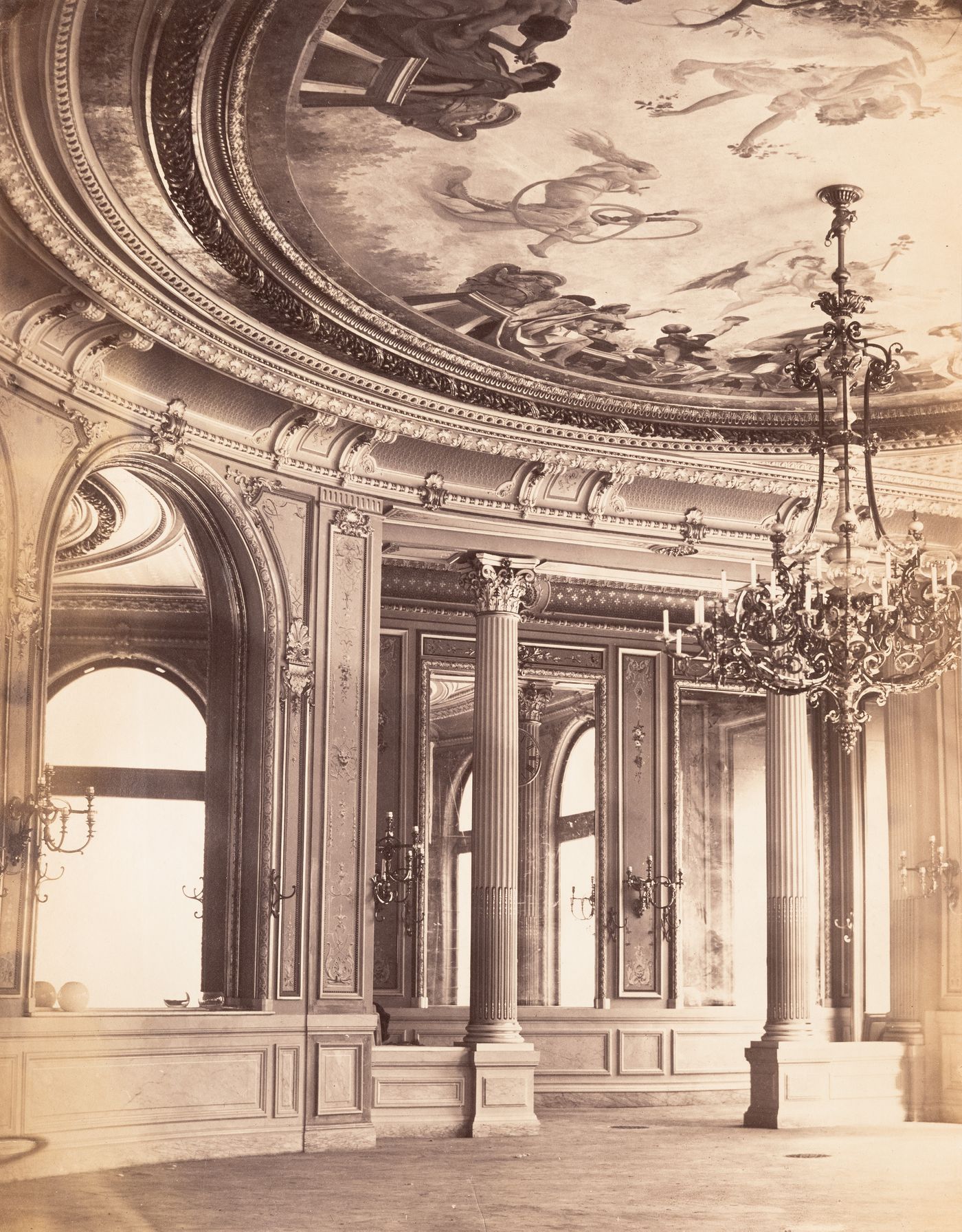 Plate from album ''Buildings, parks and streets of Paris, Versailles and environs, France''