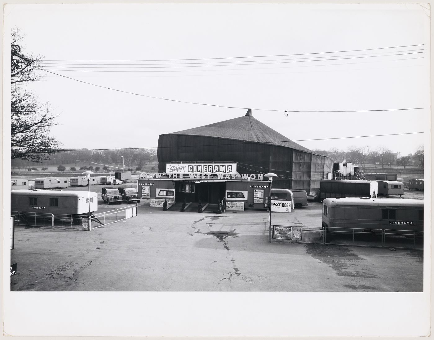 View of Cinerama venue in Nottingham, England