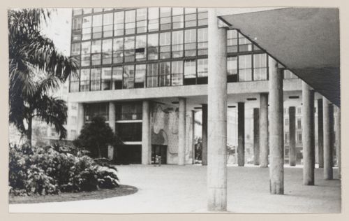 View of Ministry of Education and Health, Rio de Janeiro, Brazil
