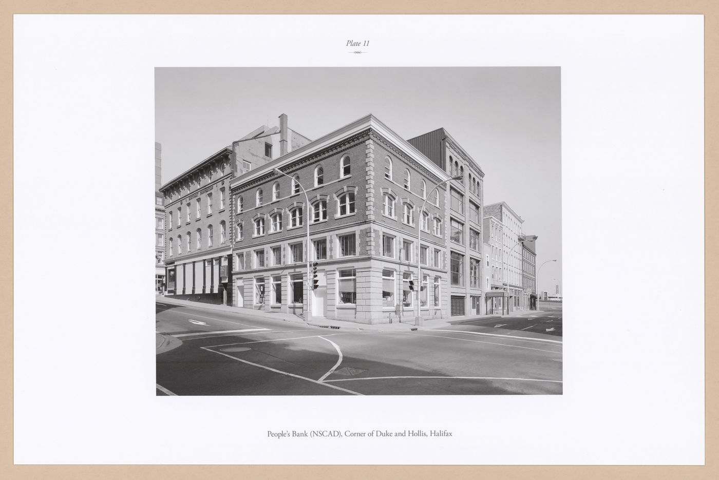 Plate 11: People`s Bank, Halifax, from the portfolio, A Nova Scotia Archive