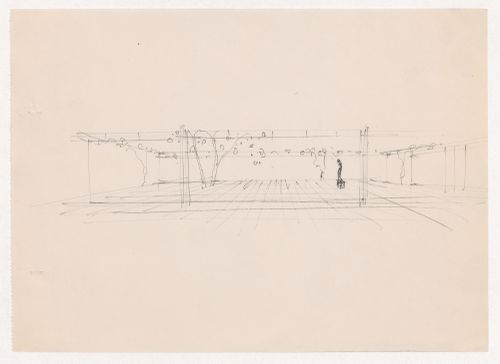 Conceptual sketch for Museum for a Small City