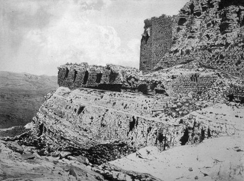 View of an archeological site near the Dead Sea, Israel