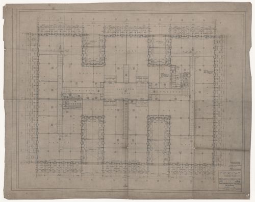 Floor plan for Dominion Square Building, Montreal, Québec