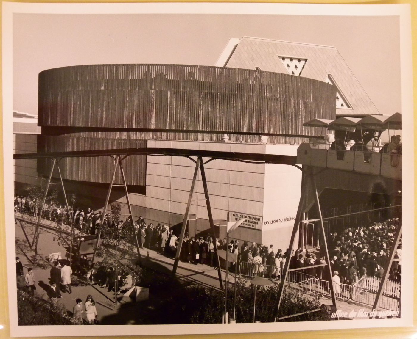 View of the Telephone Pavilion, Expo 67, Montréal, Québec