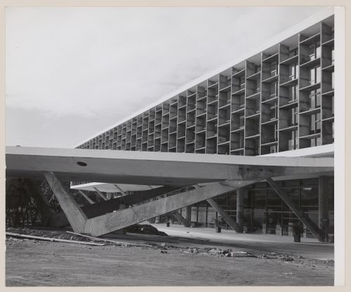 View of States Pavilion, under construction, São Paulo, Brazil
