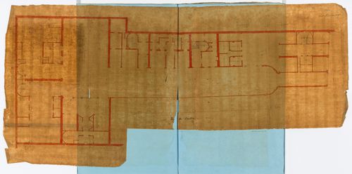 Project for an apartment house for M. Boulnois: Ground floor plan