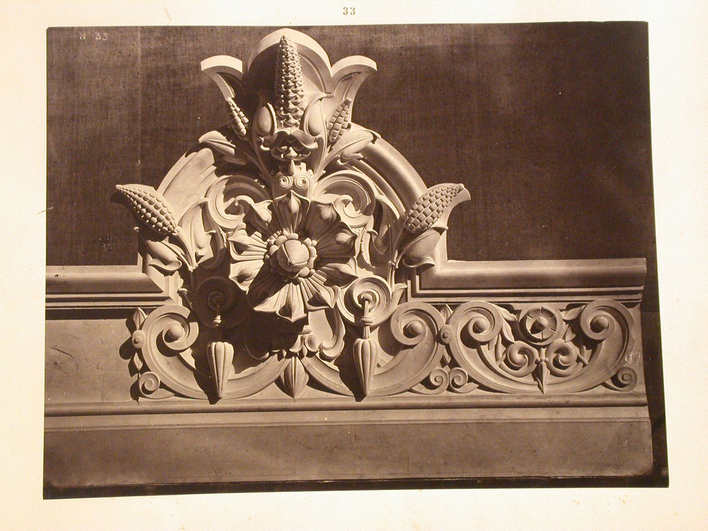 Chéneau des façades latérales