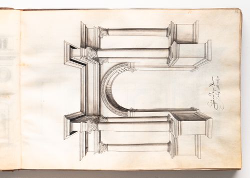 Design for an arch in the anitque manner