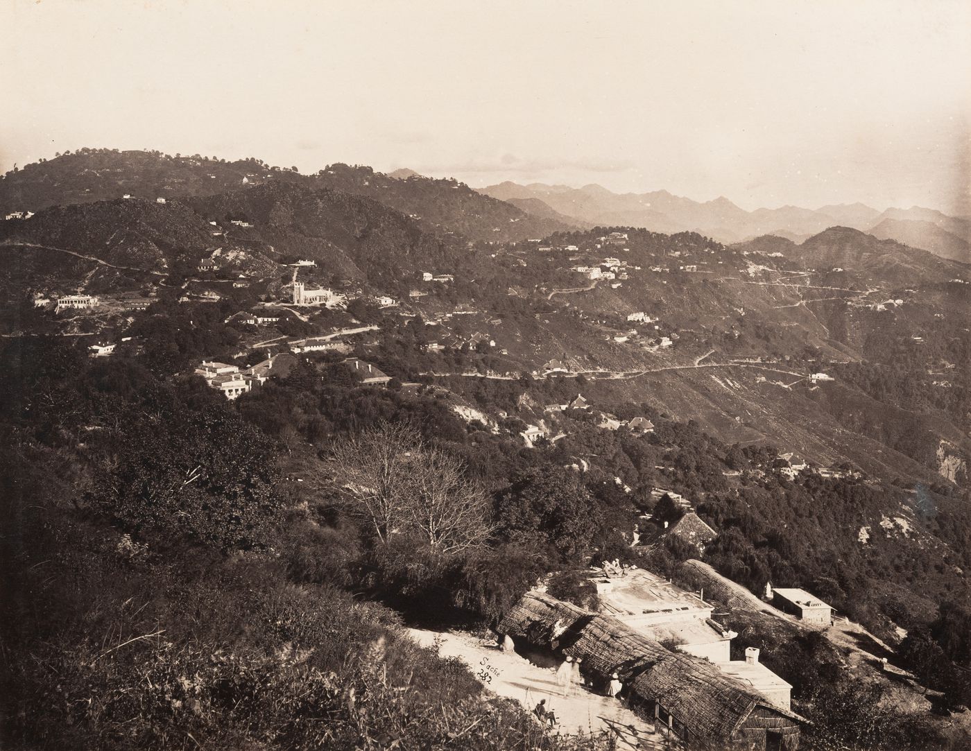 View of Mussoorie, India