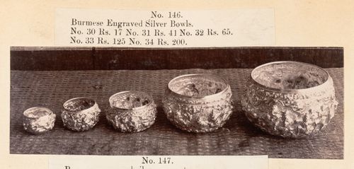 View of dishes, F. Beato Limited, C Road, Mandalay, Burma (now Myanmar)