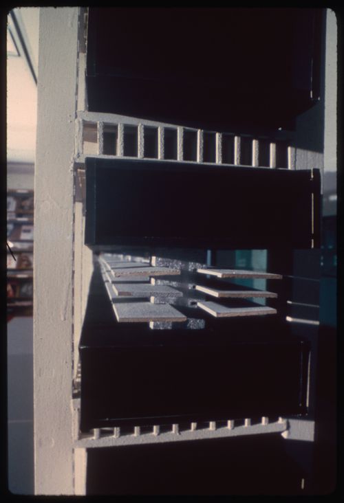 Photograph of a model for La ciudad que necesita la humanidad, Argentina, by Reginald Malcolmson and his students Mary Bylinsky and Dan Roach