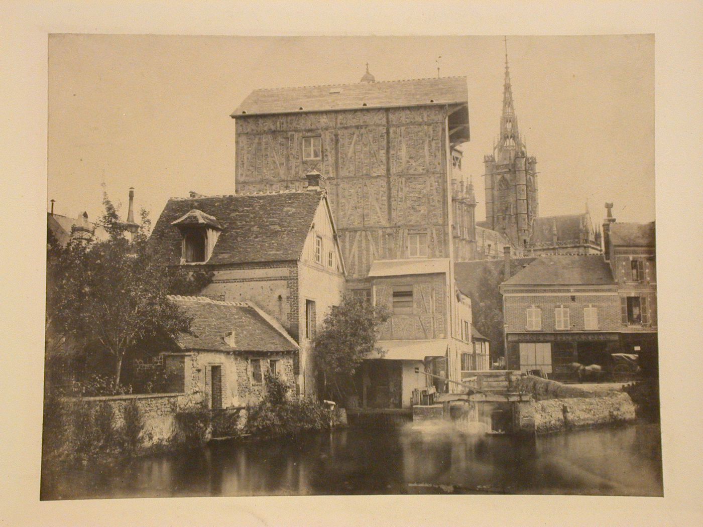 View of town, Évreux, France