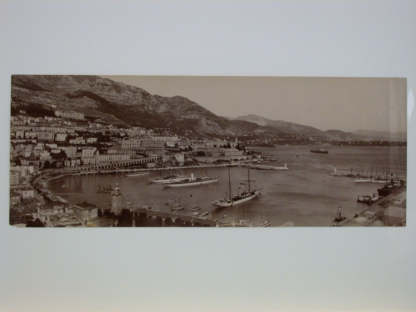 View of city looking across harbor, Monte Carlo, Monaco