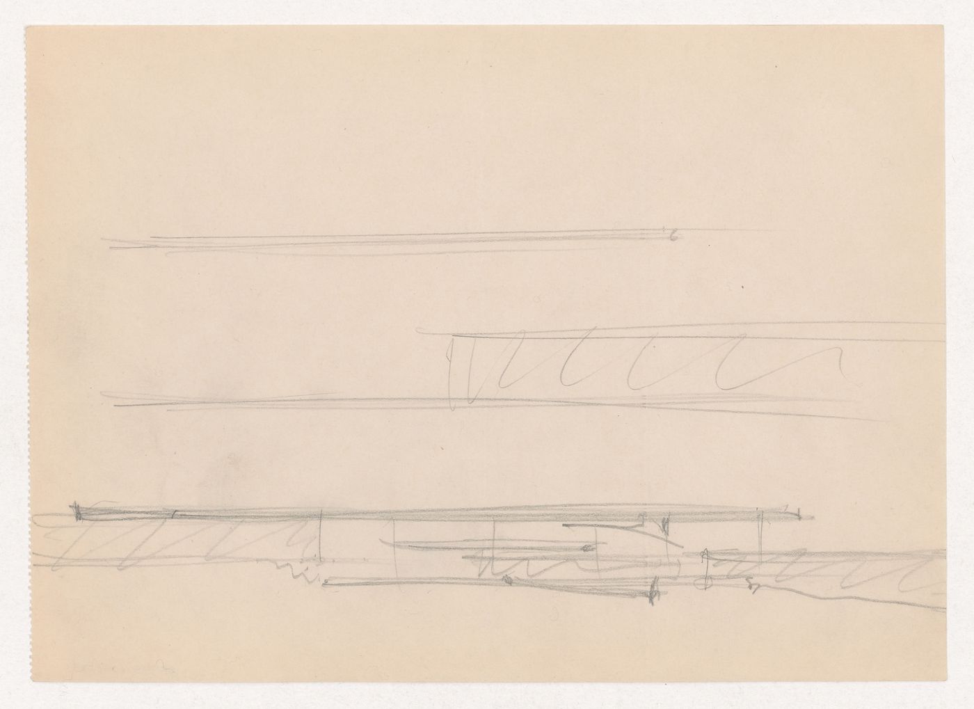 Sketch elevations for Museum for a Small City