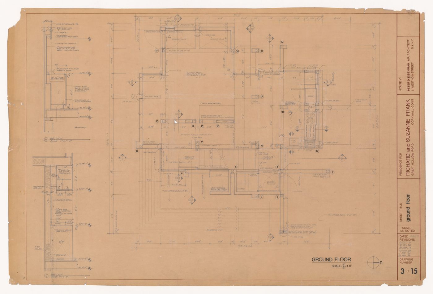 Plan for House VI, Cornwall, Connecticut