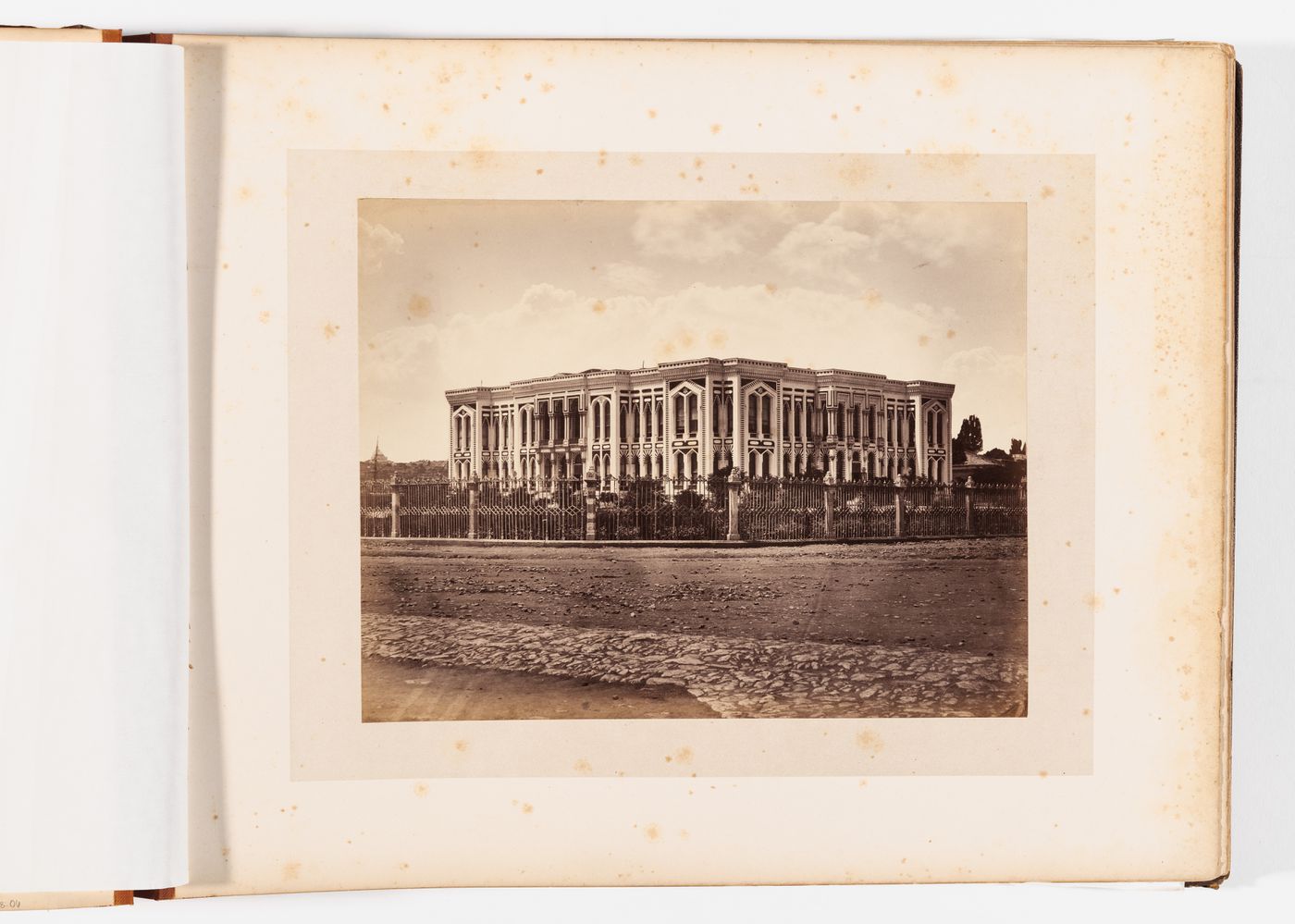 View of an Camondo Palace (also known as the Kamondo Sarayi), Constantinople (now Istanbul), Ottoman Empire (now in Turkey)