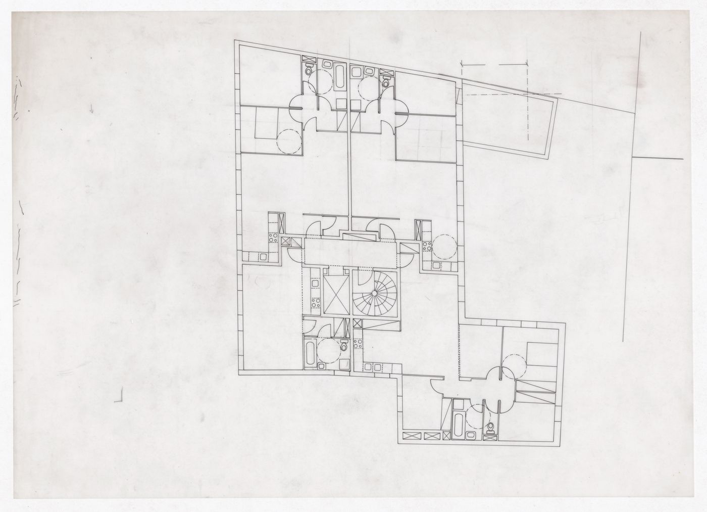 Floor plan for Edificio de Habitaçäo Montreuil (Hamo), Montreuil, France