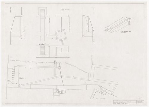 Plan and details, Parque de Santo Domingo de Bonaval, Santiago de Compostela, Spain