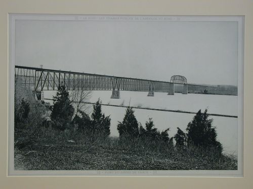 Le Rond. Les Travaux Publics de l'Amerique du Nord. Pont du Havre de Grace