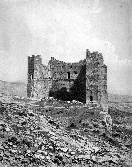 View of an archeological site near the Dead Sea, Israel