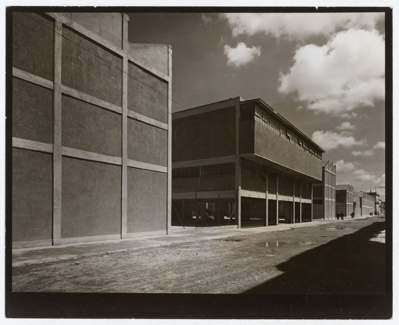 View of the School of Industrial Techniques, calle Tresguerras, Mexico City