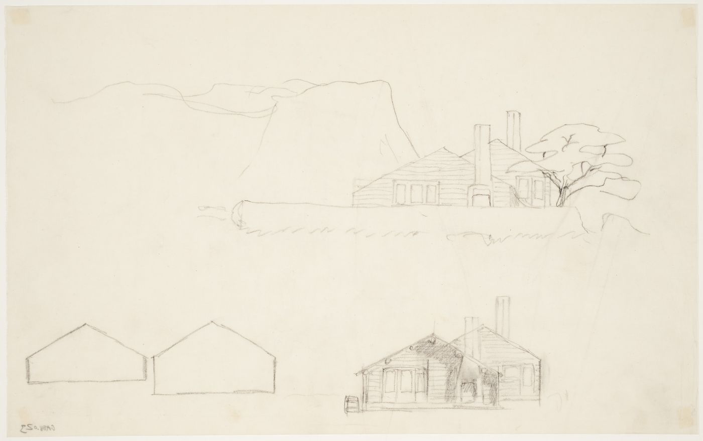 Elevations and details for Stennäs, Sorunda, Sweden