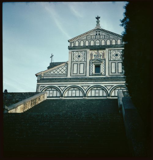 View of San Miniato al Monte, Florence, Italy