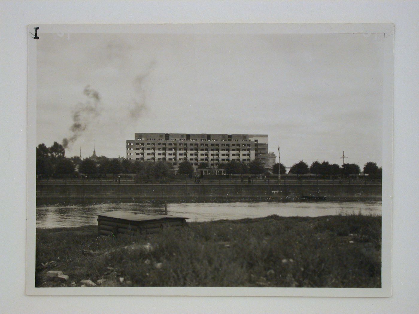 View of an apartment house, Leningrad (now Saint Petersburg) [?]