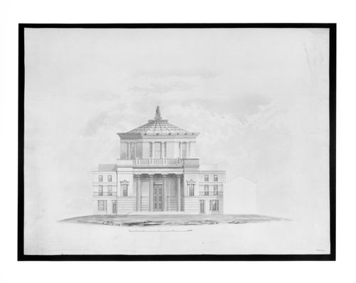 Project for Lecture Theatre Elevation