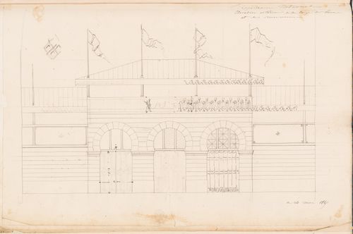 Hippodrome national, Paris: Elevation for the princes' box
