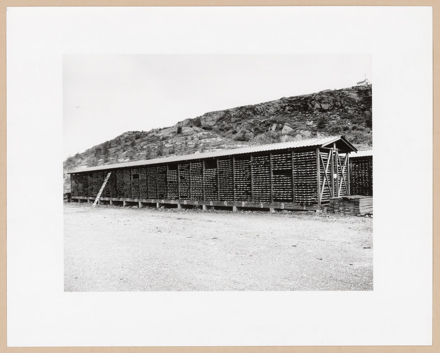Core rack, Algoma Steel, Wawa, Ontario, from the series The Forms of Canadian Industrial Architecture