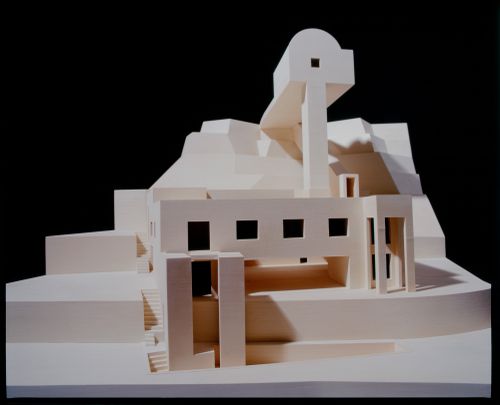 View of model for Casa Mário Bahia [Mário Bahia house], Gondomar, Portugal