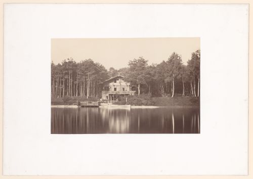 View of the Chalet des Iles, Bois de Boulogne, Paris, France