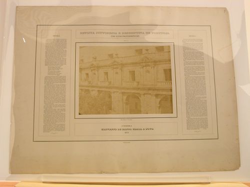 Plate from portfolio ''Revista Pittoresca e Descriptiva de Portugal com Vistas Photographicas''