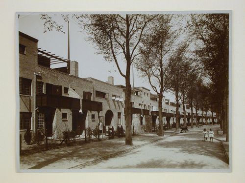 Street façade of Tuinwijk housing project, Heemstede, Netherlands