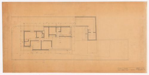 Masonry plan for Casa Manuel Magalhães, Porto