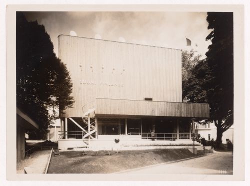 View of Finland's pavilion, 1937 Exposition internationale, Paris, France